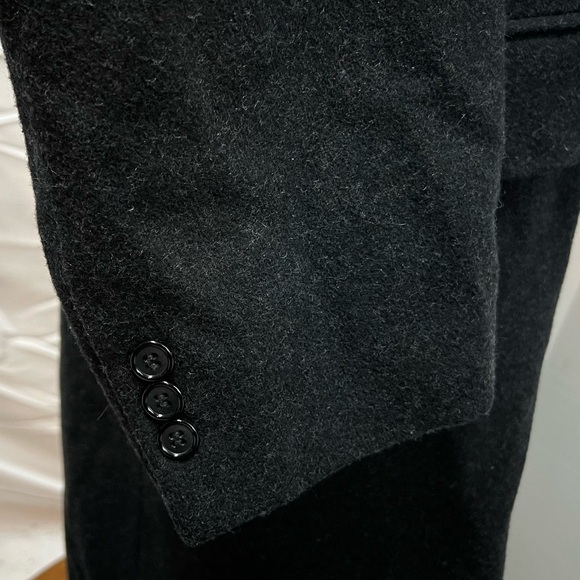 Alexander Lloyd Vintage Men's Black 2X Long Overcoat Wool Jacket Coat - Picture 4 of 8